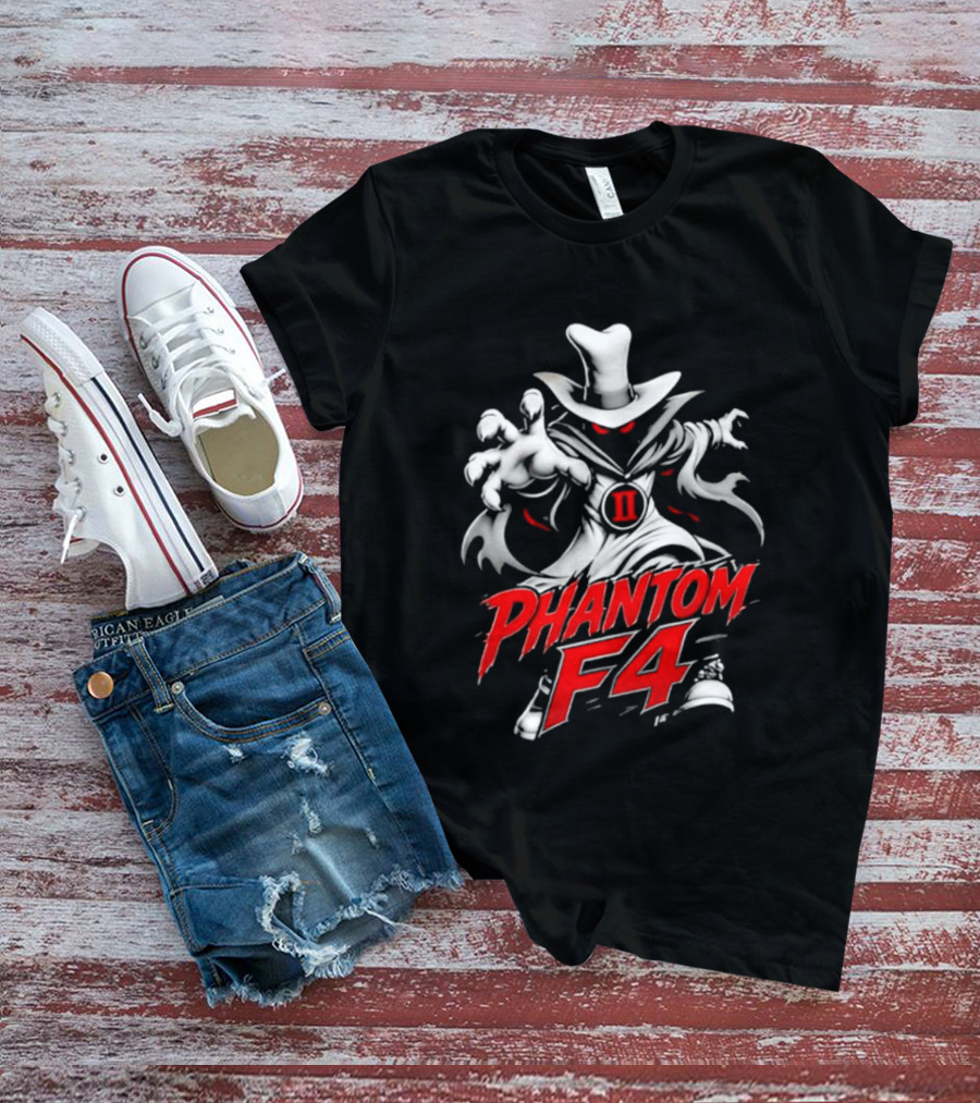 Phantom F4 Red Eyes Top Hat Cloaked Specter II T-Shirt
