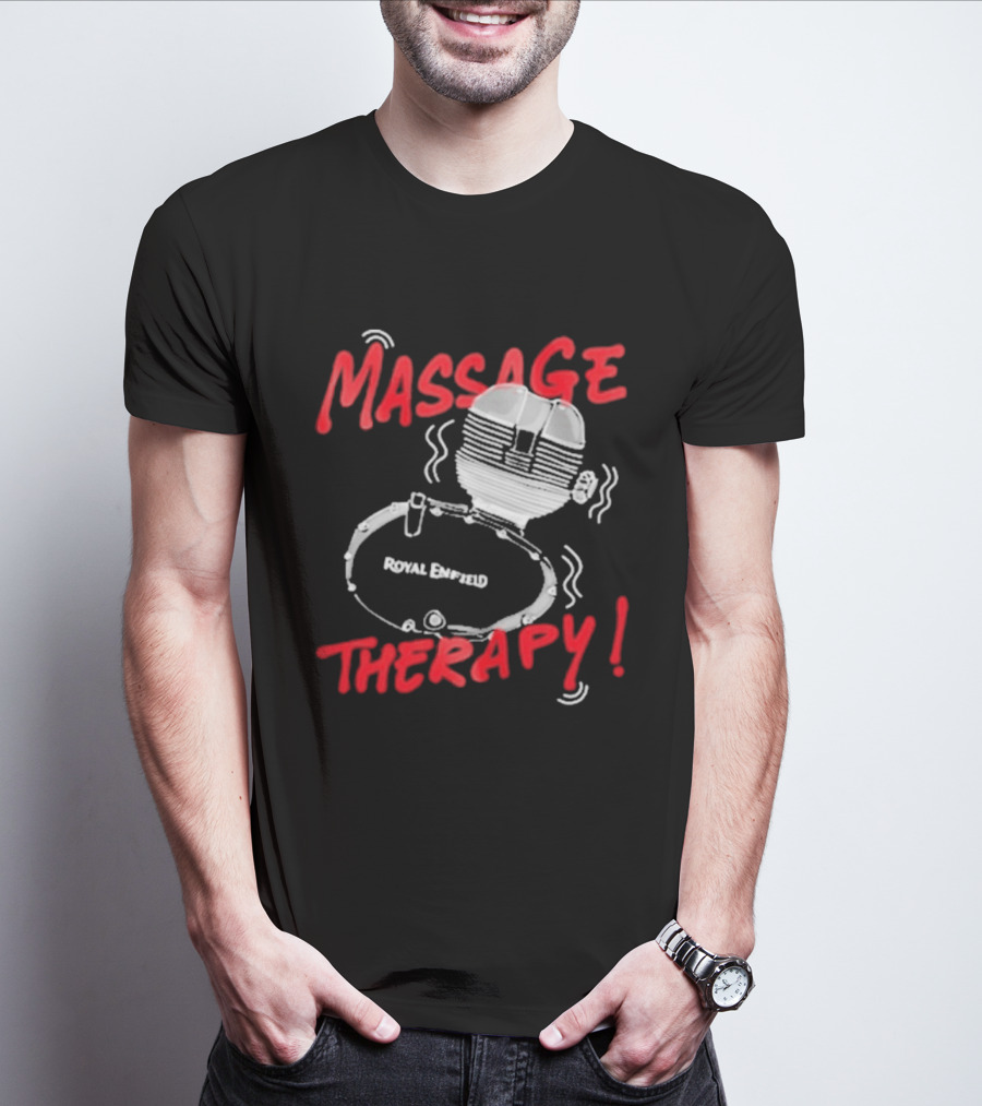 Srinivas Ganesh Royal Enfield Massage Therapy T-Shirt