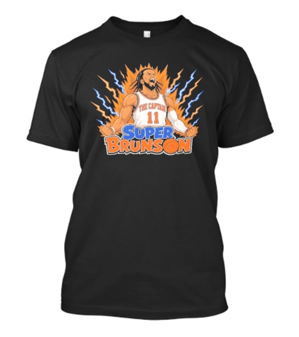 The Captain Super Brunson New York Knicks Jalen Brunson 11 T-Shirt