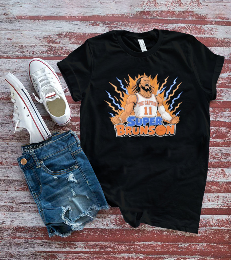 The Captain Super Brunson New York Knicks Jalen Brunson 11 T-Shirt