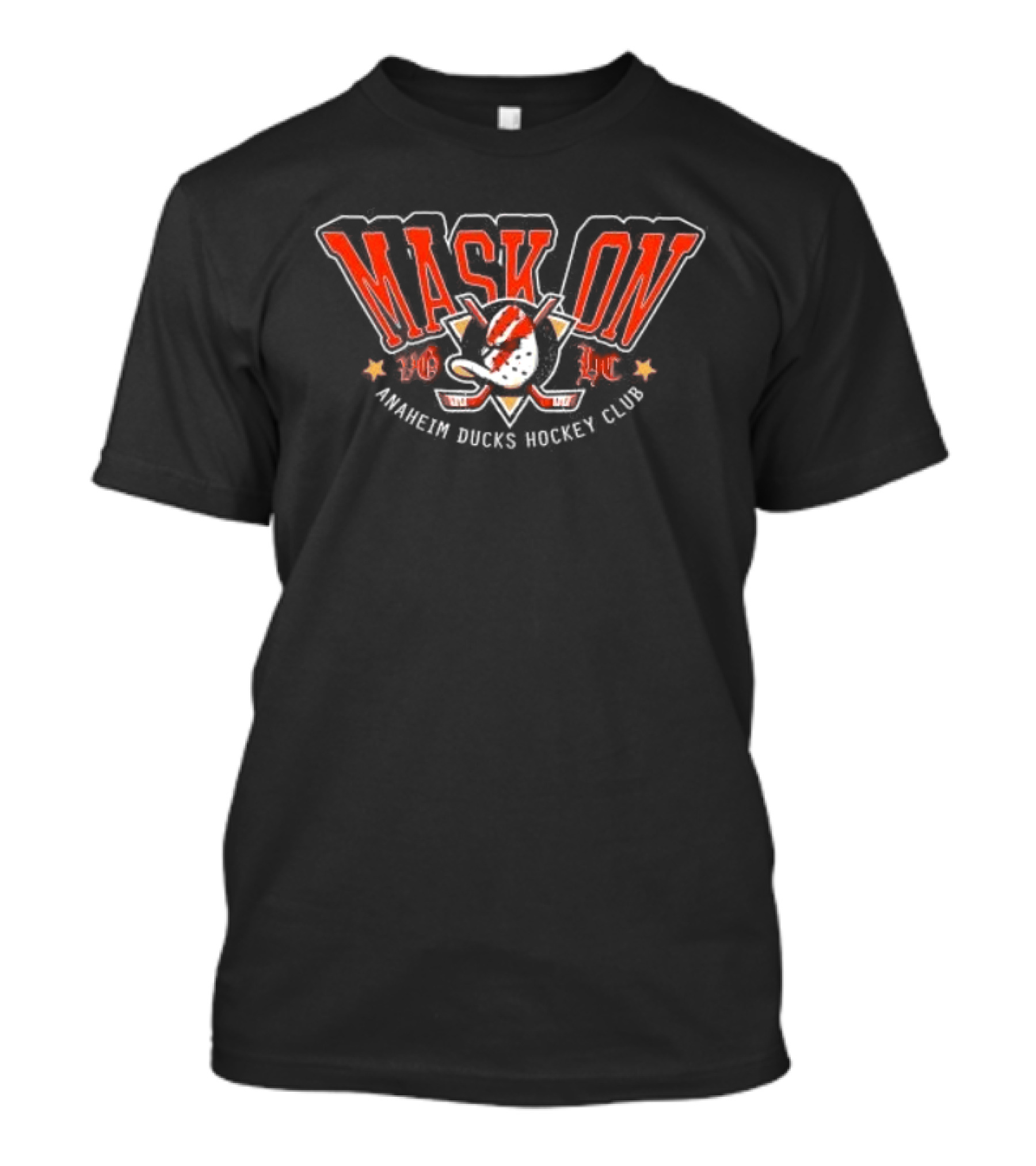 Mask On All Day Everyday Anaheim Ducks Hockey Club T-Shirt
