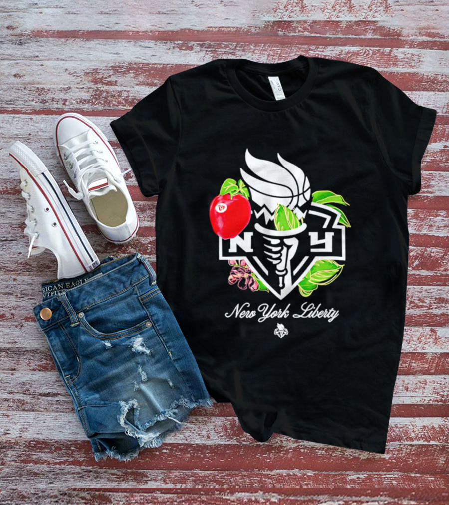 New York Liberty Floral Fruit Capsule Collection T-Shirt