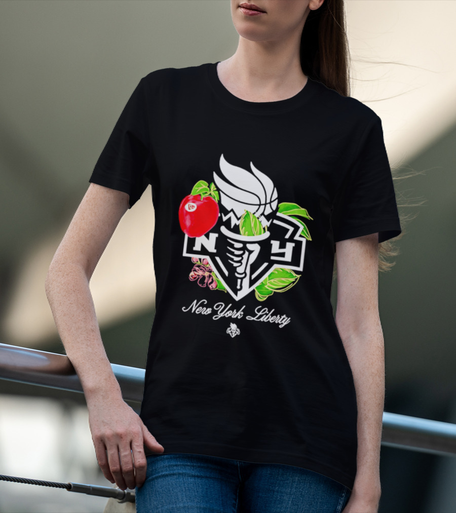 New York Liberty Floral Fruit Capsule Collection T-Shirt