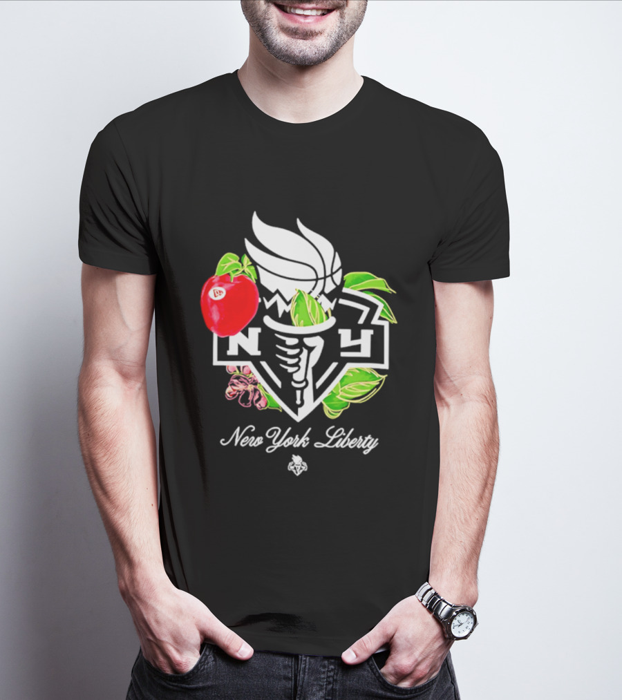New York Liberty Floral Fruit Capsule Collection T-Shirt