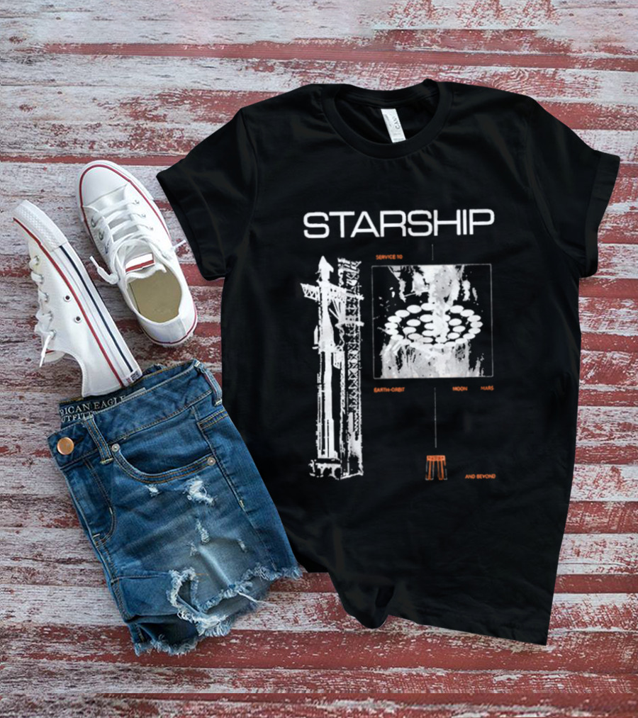 Nicki Minaj Starship Launch Countdown Starbase Flight 12 T-Shirt