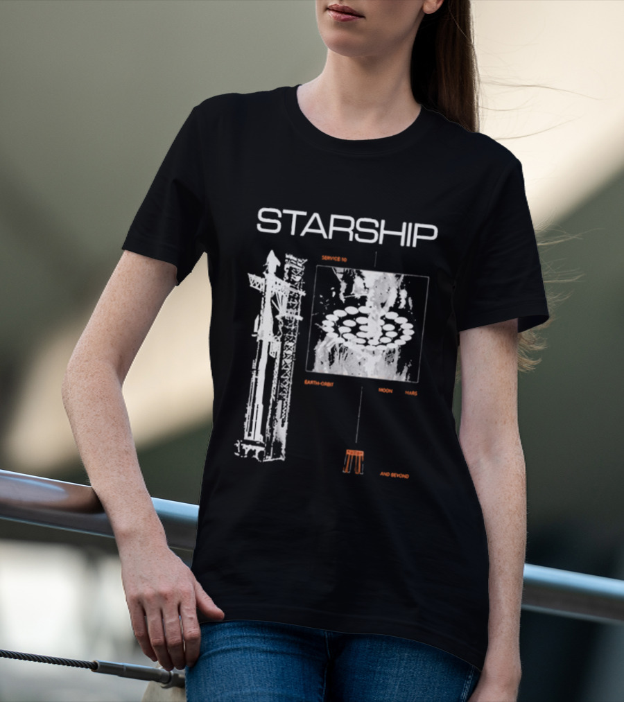 Nicki Minaj Starship Launch Countdown Starbase Flight 12 T-Shirt