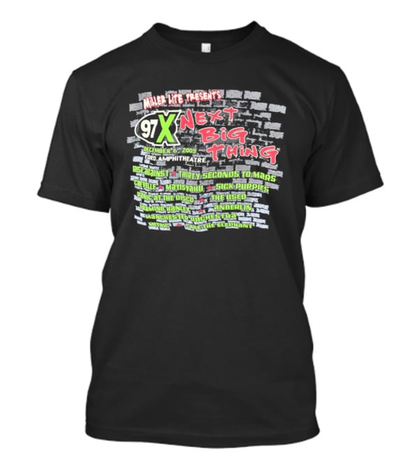 Miller Lite Presents 97X Next Big Thing Concert T-Shirt
