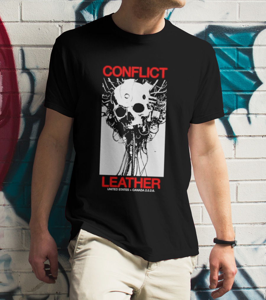 Conflict Leather Exclusive Leatherhead Carnivore Black 2.0.2.6. T-Shirt