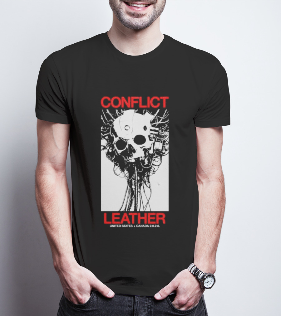 Conflict Leather Exclusive Leatherhead Carnivore Black 2.0.2.6. T-Shirt