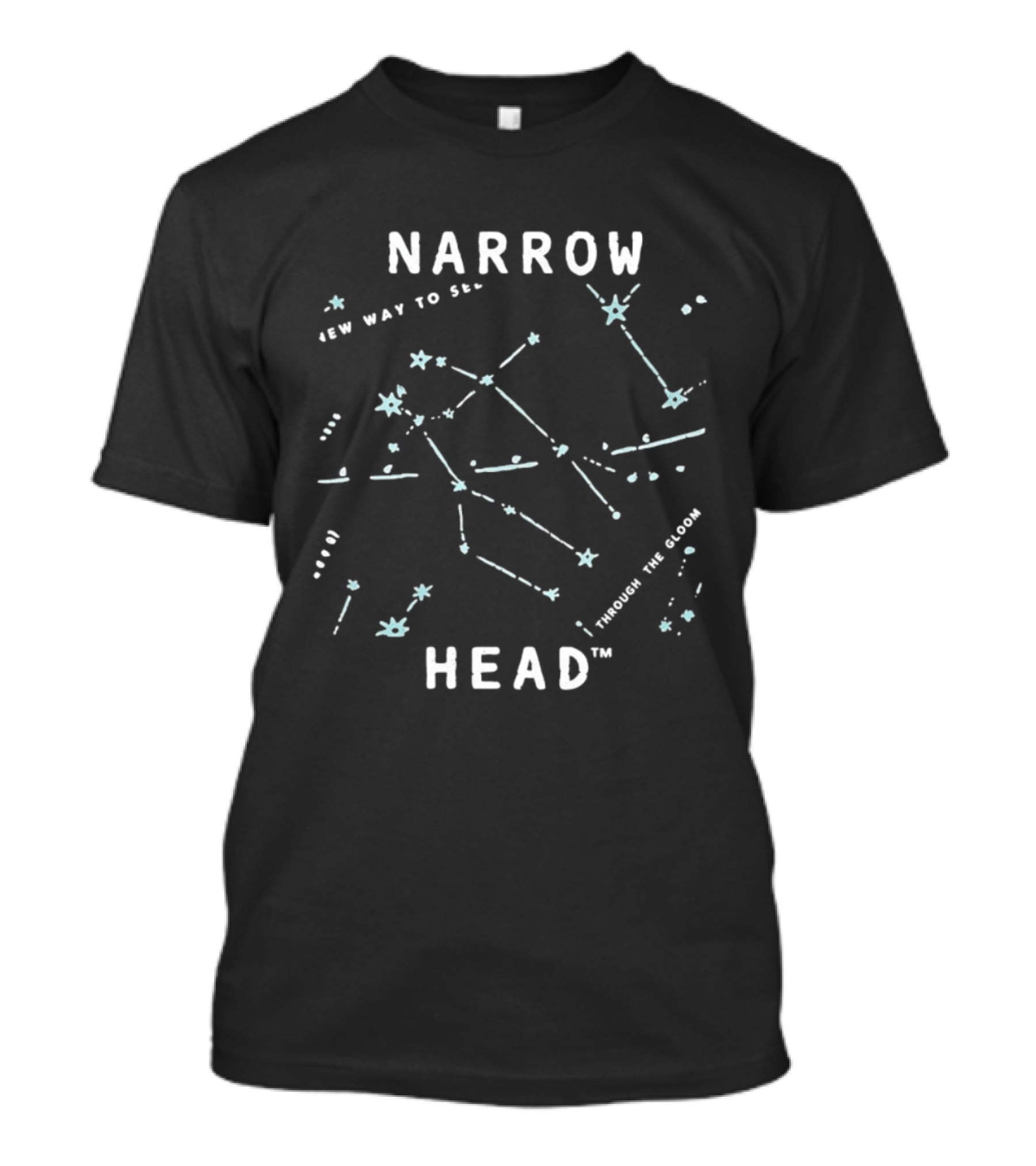 Narrow Head The Way To See Through Constellation Gemini Celestial Band T-Shirt