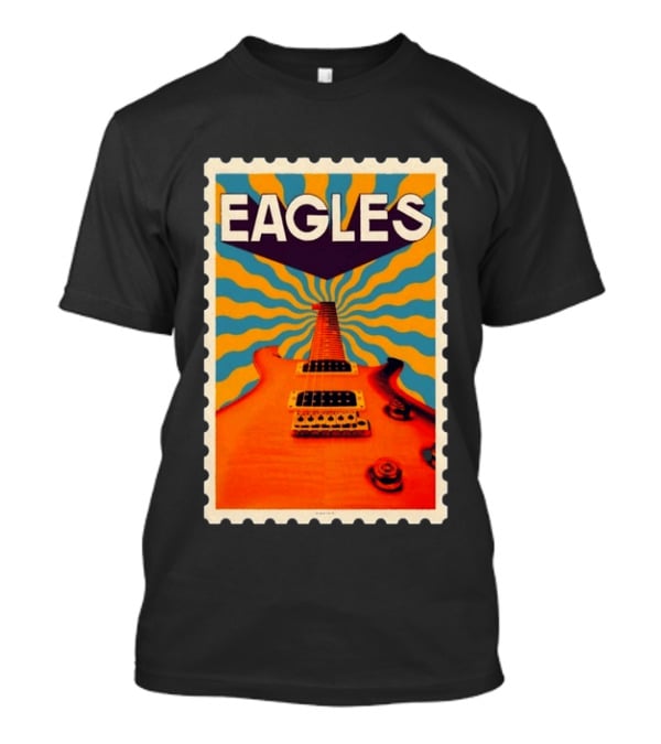 Eagles May 2026 Tour US Psychedelic Guitar Visual T-Shirt