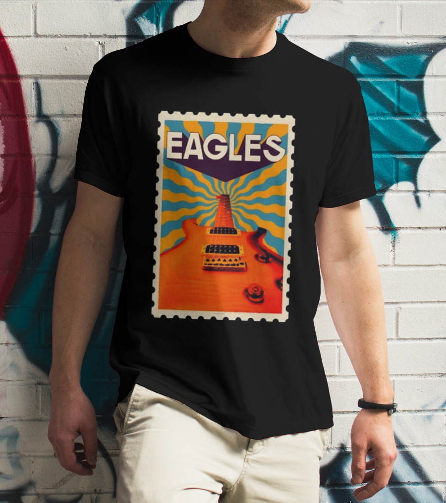 Eagles May 2026 Tour US Psychedelic Guitar Visual T-Shirt