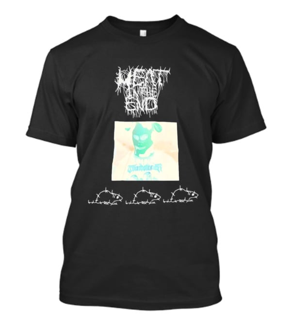 Windbreaker Rat Meat In The End Mysterious Masked Figure T-Shirt