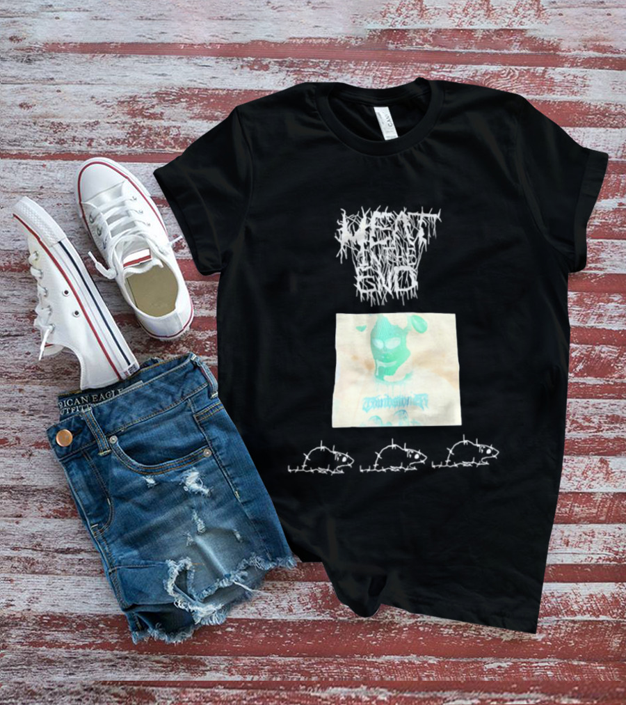Windbreaker Rat Meat In The End Mysterious Masked Figure T-Shirt