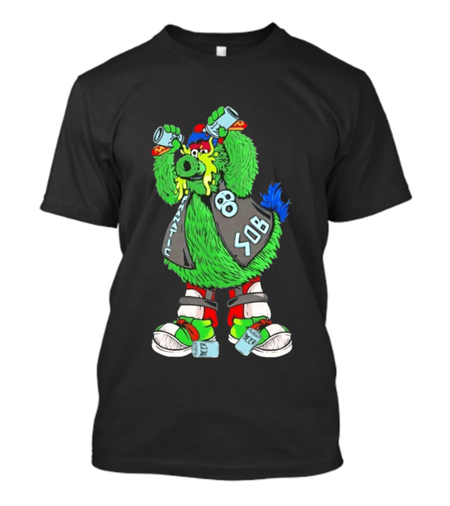 Stone Cold Phanatic Philadelphia Phillies SOB Fanatic Beer Drinking 3:16 T-Shirt