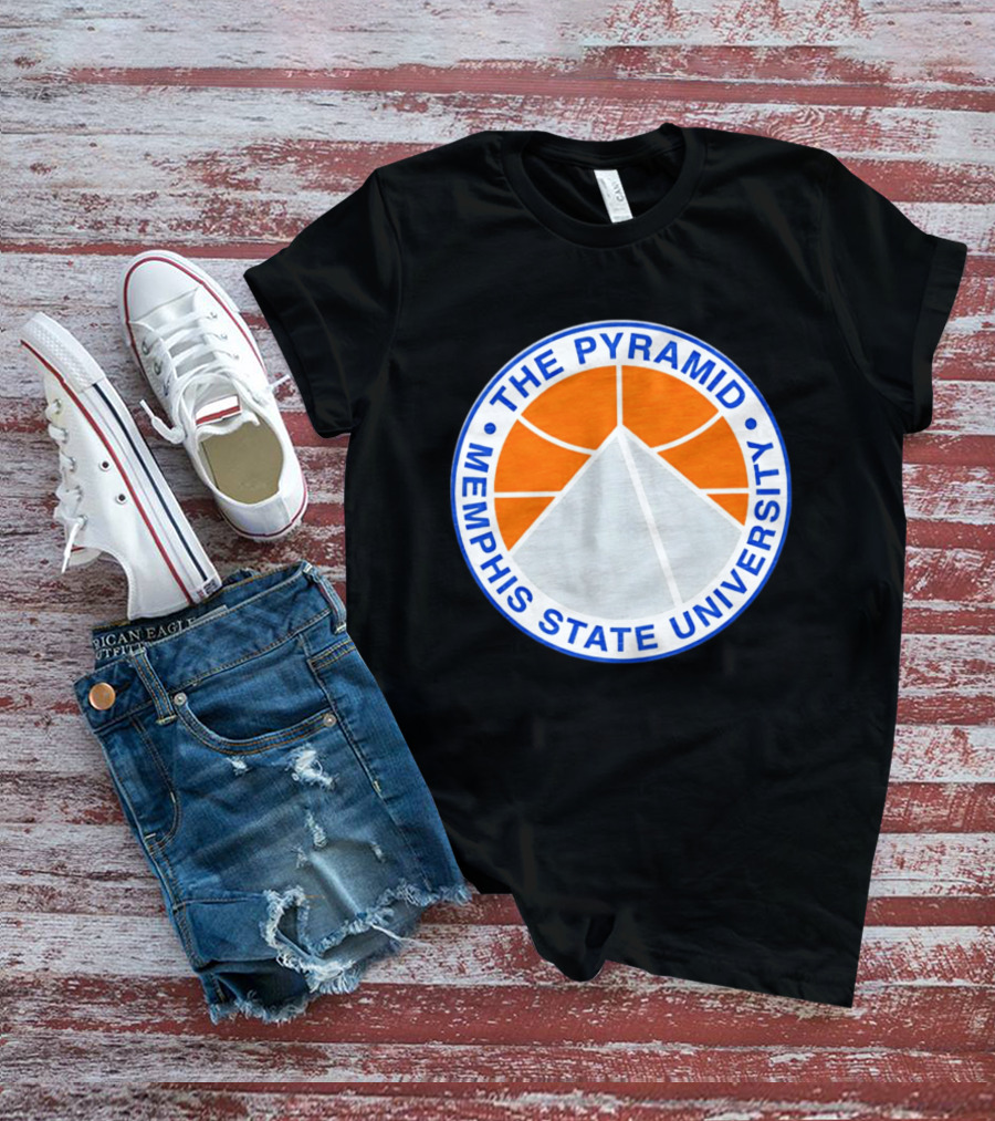 The Pyramid Memphis State University Basketball T-Shirt
