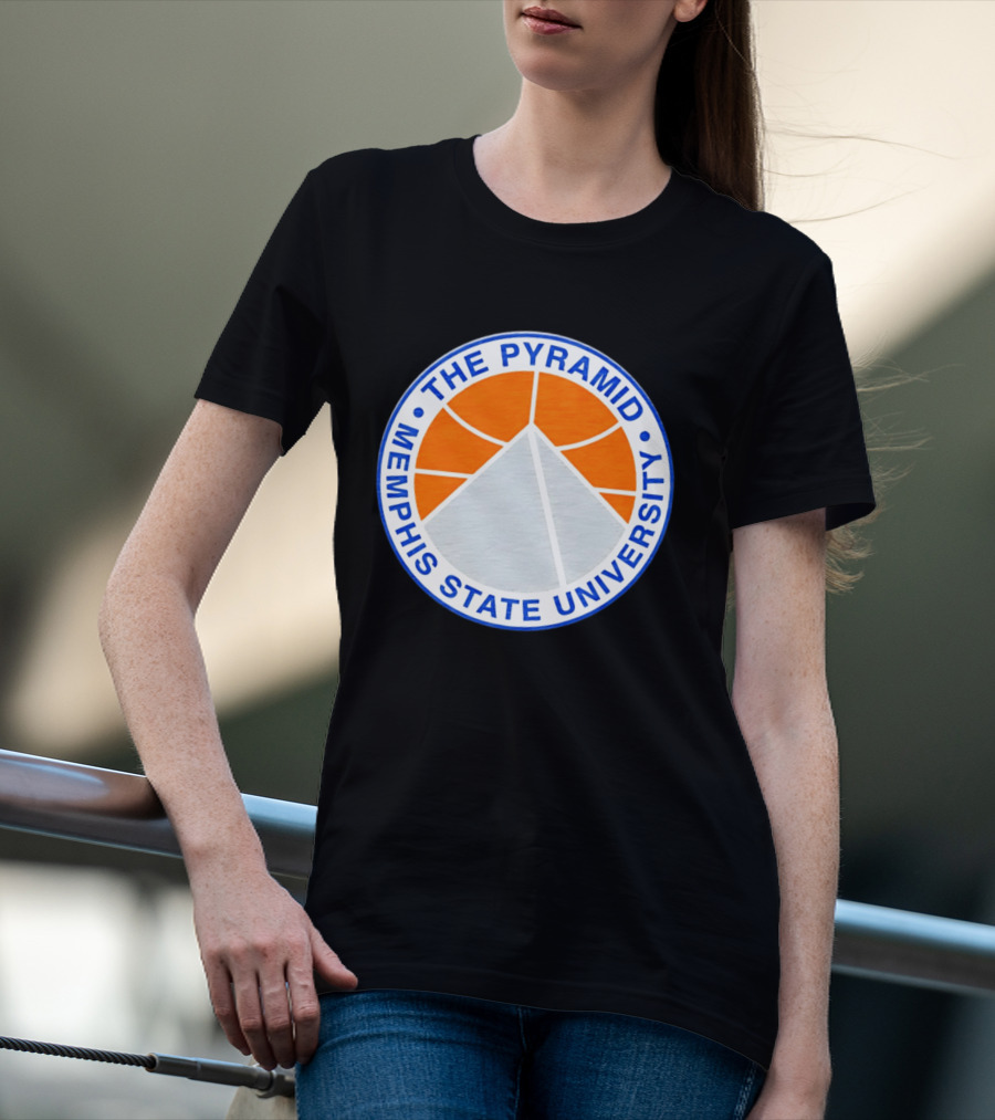 The Pyramid Memphis State University Basketball T-Shirt
