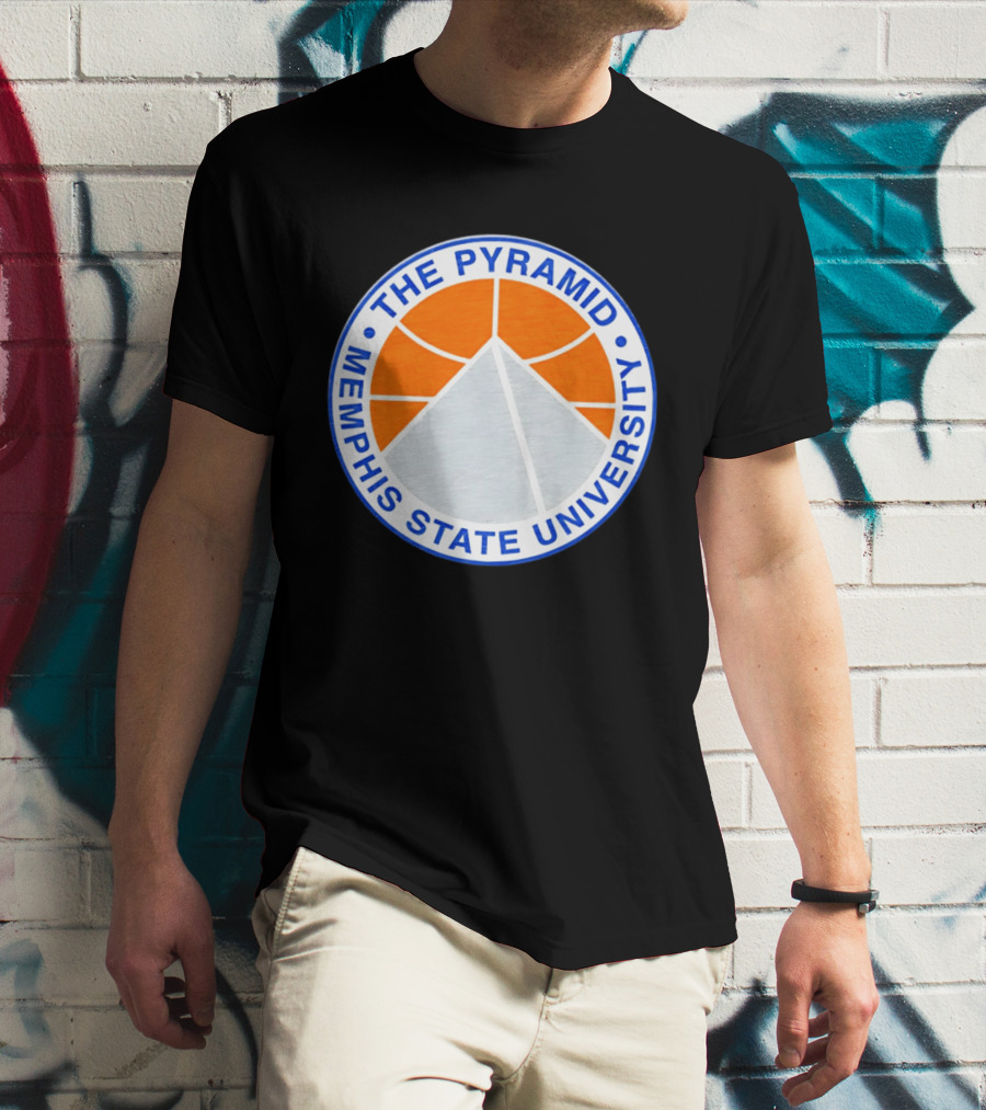 The Pyramid Memphis State University Basketball T-Shirt