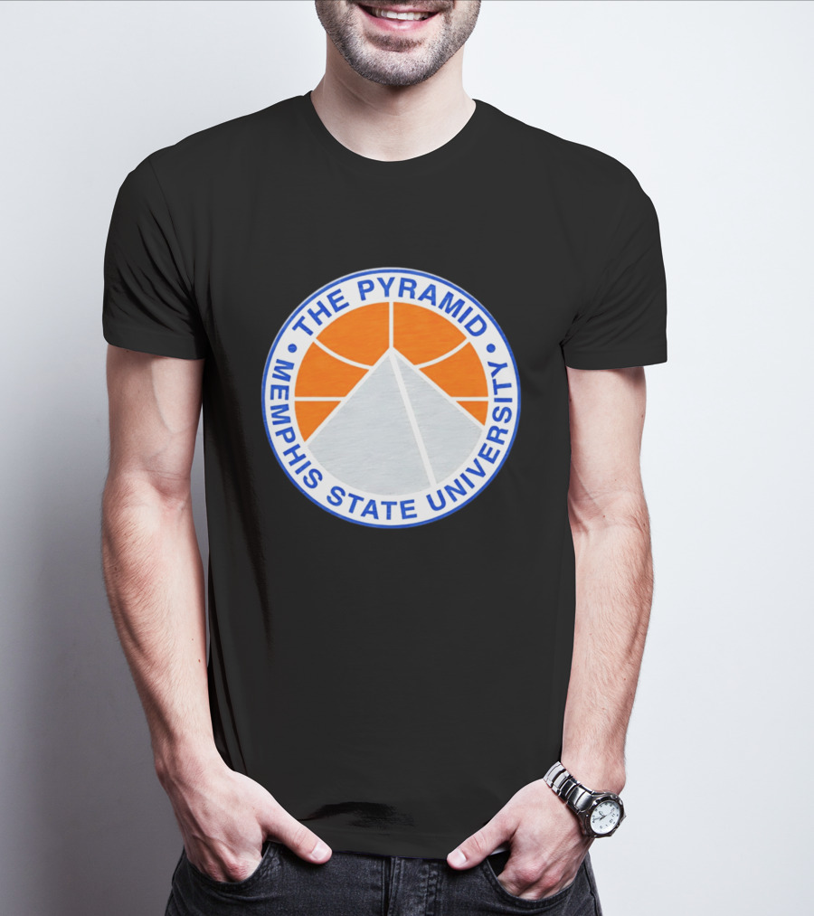 The Pyramid Memphis State University Basketball T-Shirt
