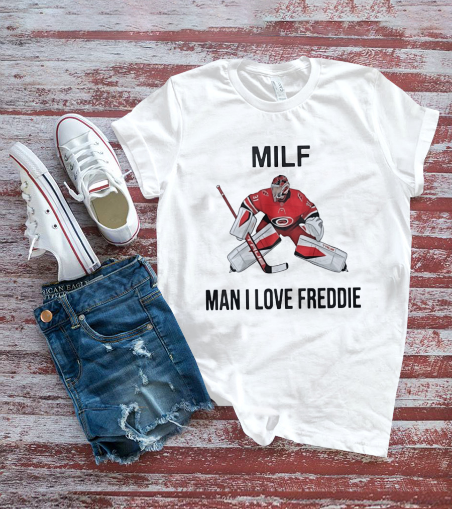 Frederik Andersen Carolina Hurricanes NHL Man I Love Freddie T-Shirt