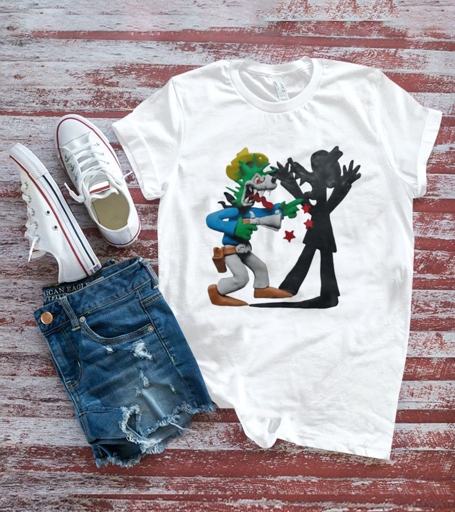 Wild Grrl MTV Celebrity Deathmatch Cartoon Style Claymation Scene T-Shirt