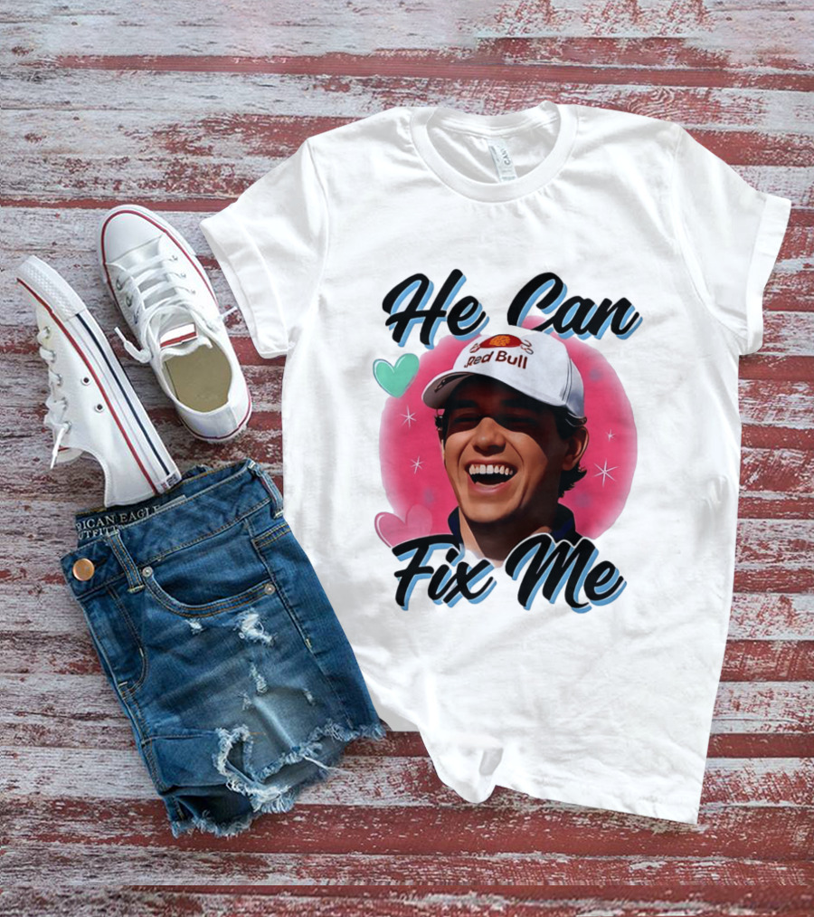 He Can Fix Me Jett Lawrence Red Bull Cap T-Shirt