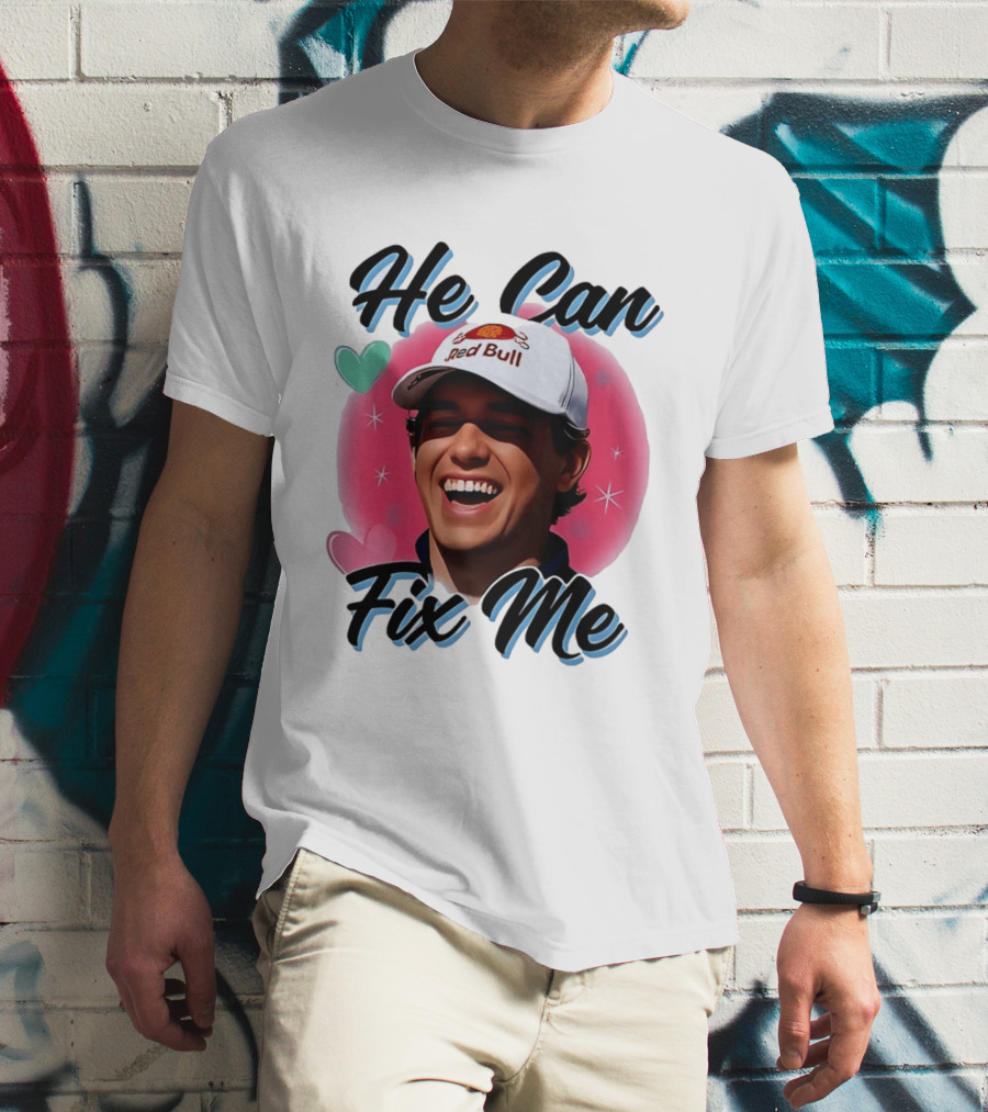 He Can Fix Me Jett Lawrence Red Bull Cap T-Shirt