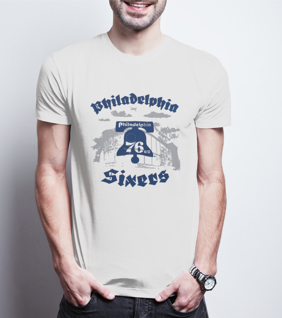 Philadelphia 76 Sixers Liberty Bell 76ers Basketball T-Shirt
