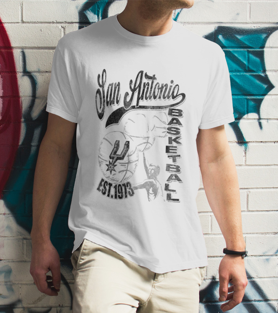 San Antonio Spurs Youth Outerstuff Snoopy Basketball Peanuts Collaboration T-Shirt