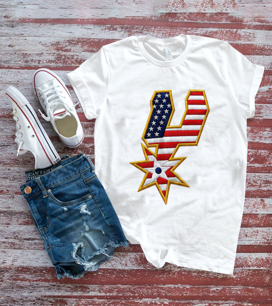 America 250th Anniversary Spurs Stars And Stripes T-Shirt