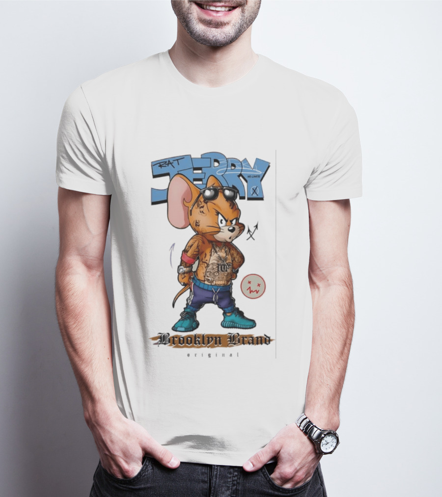 Rat Jerry No Limits Brooklyn Brand Original T-Shirt