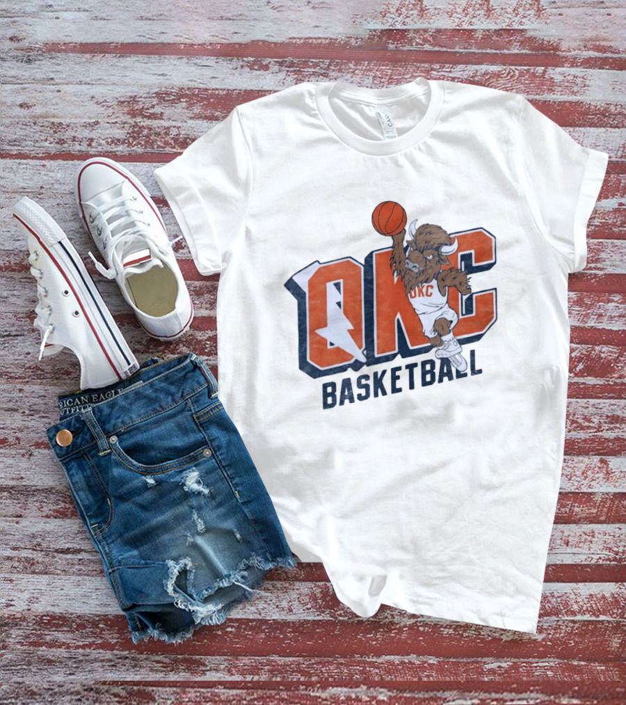 OKC Basketball Rumble Oklahoma City Thunder NBA T-Shirt