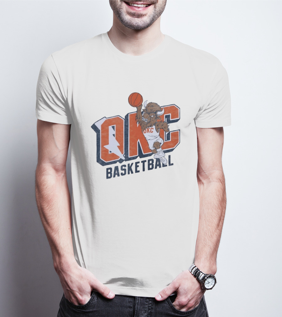 OKC Basketball Rumble Oklahoma City Thunder NBA T-Shirt