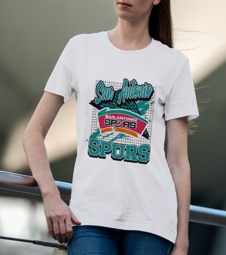 San Antonio Spurs NBA Retro Style San Antonio Spurs Memphis Spurs T-Shirt