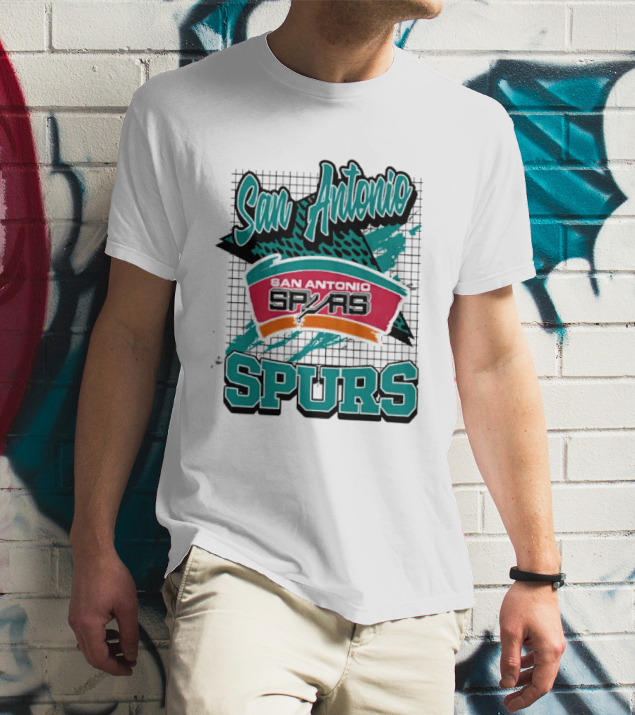 San Antonio Spurs NBA Retro Style San Antonio Spurs Memphis Spurs T-Shirt