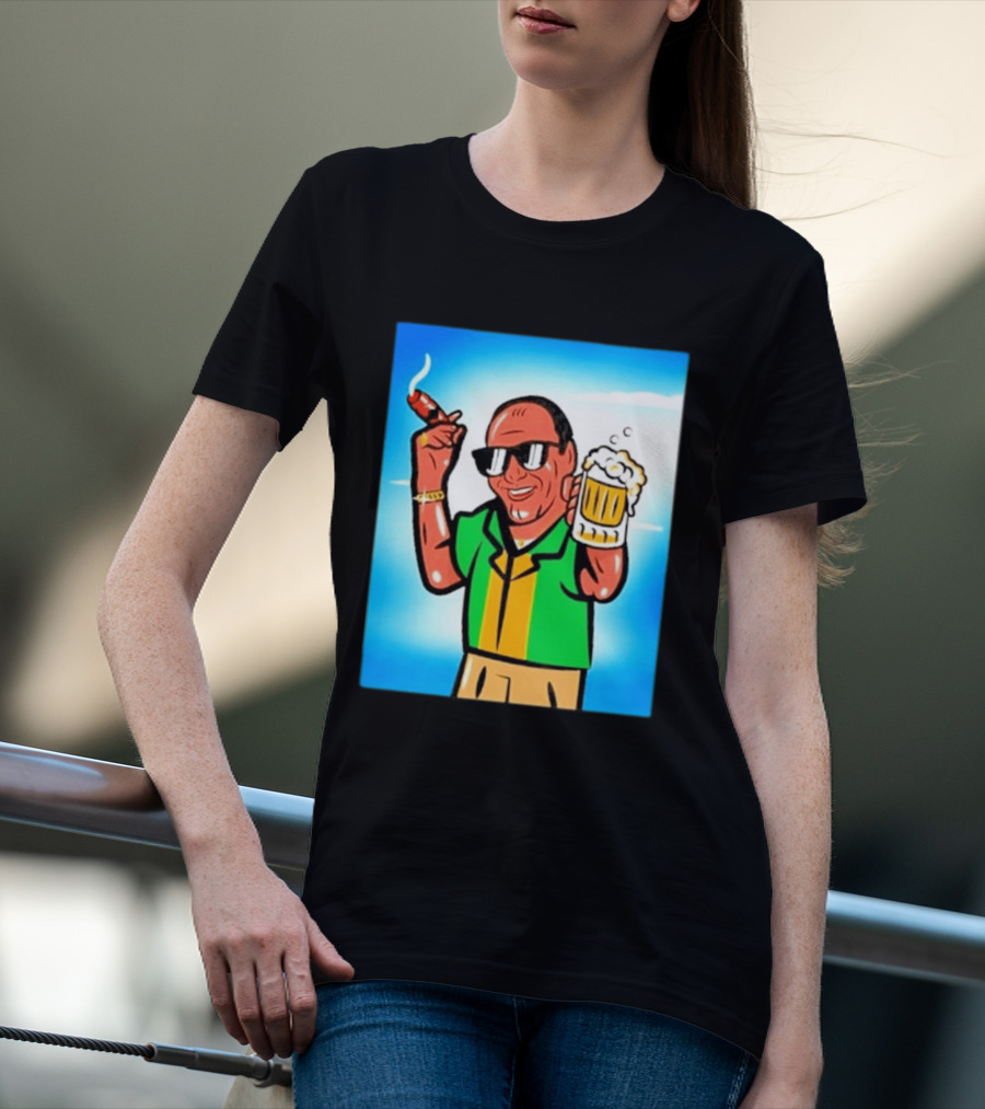 Boss Beer And Cigars Summer Vibes Retro Style Celebration T-Shirt