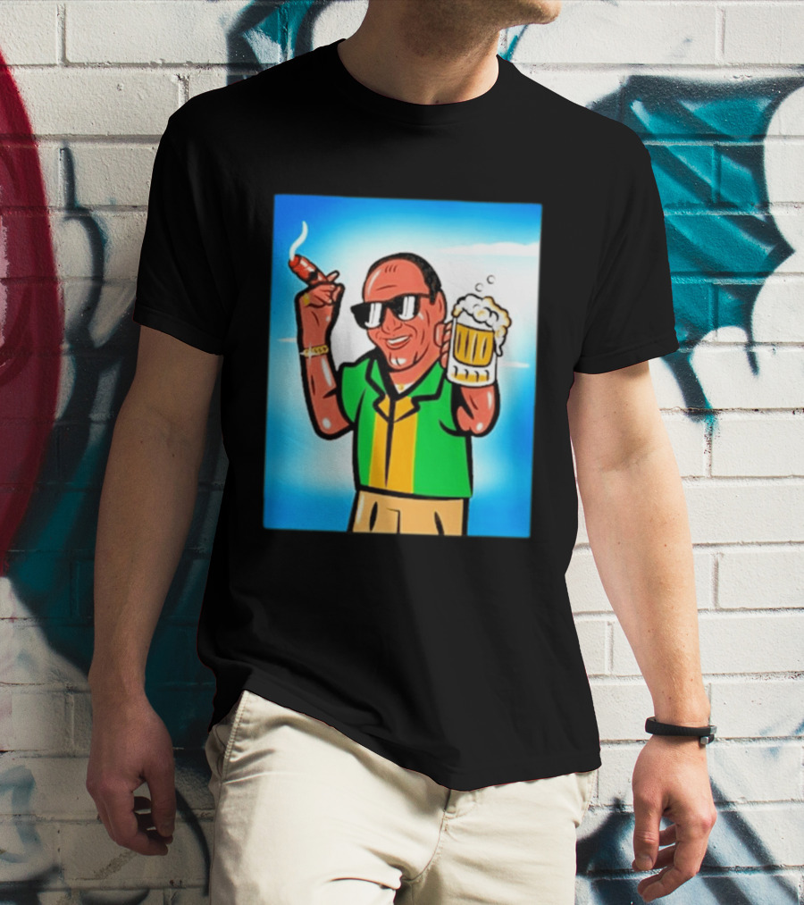 Boss Beer And Cigars Summer Vibes Retro Style Celebration T-Shirt