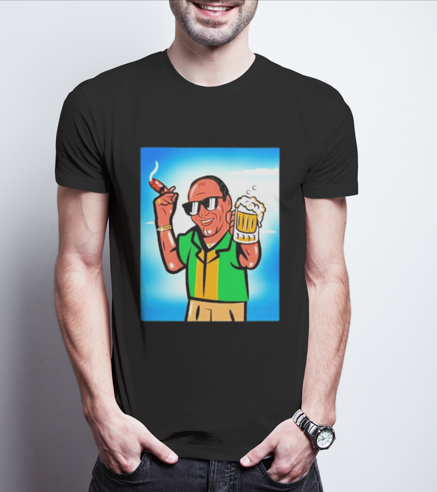 Boss Beer And Cigars Summer Vibes Retro Style Celebration T-Shirt