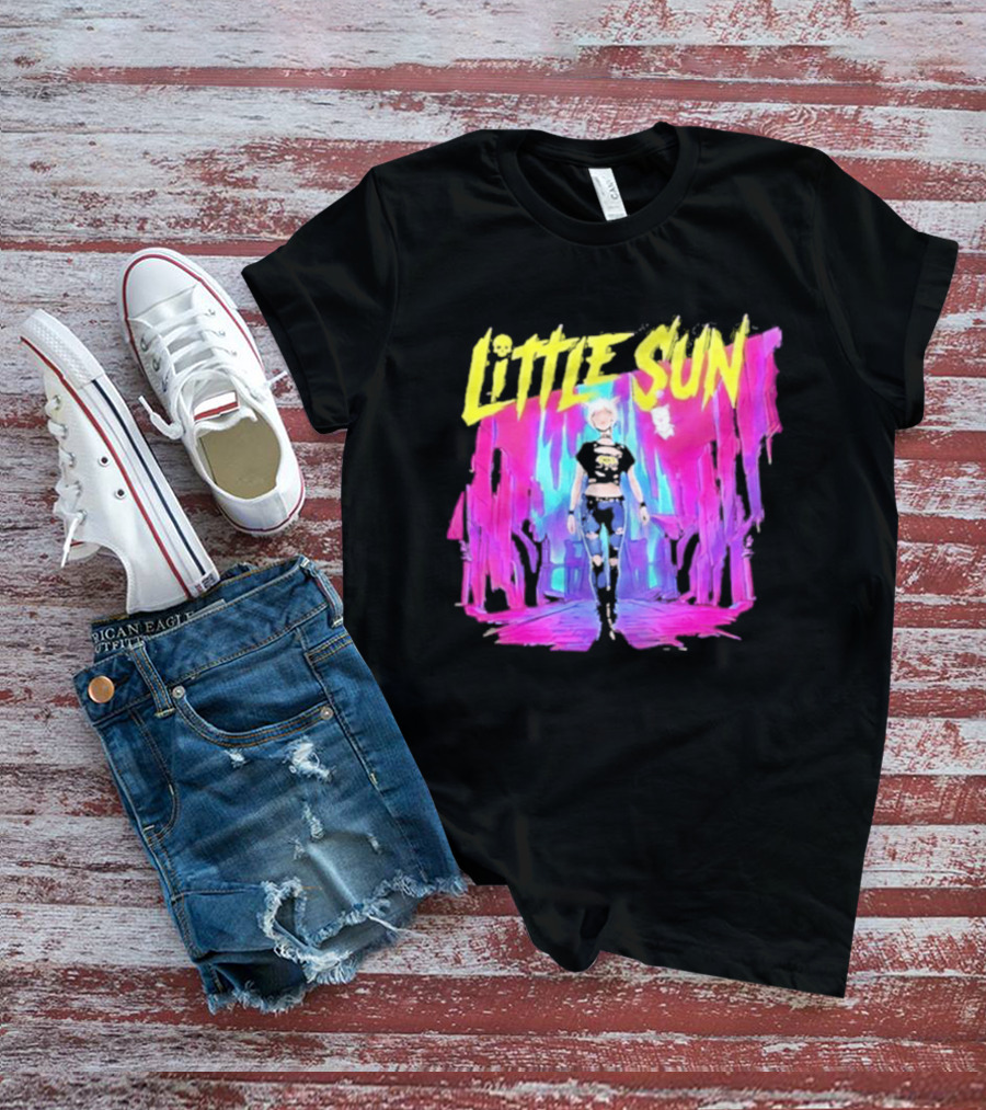 Cyberpunk 2077 Little Sun Neon Street T-Shirt