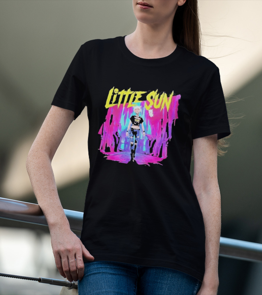 Cyberpunk 2077 Little Sun Neon Street T-Shirt