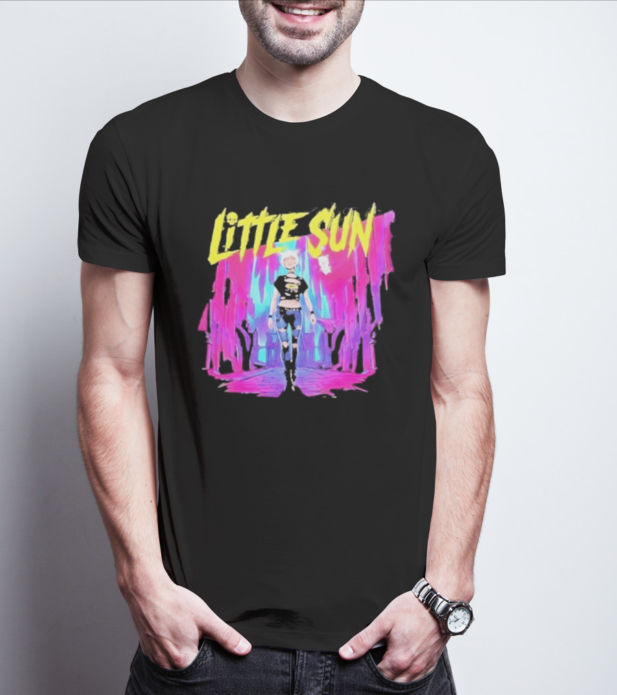 Cyberpunk 2077 Little Sun Neon Street T-Shirt