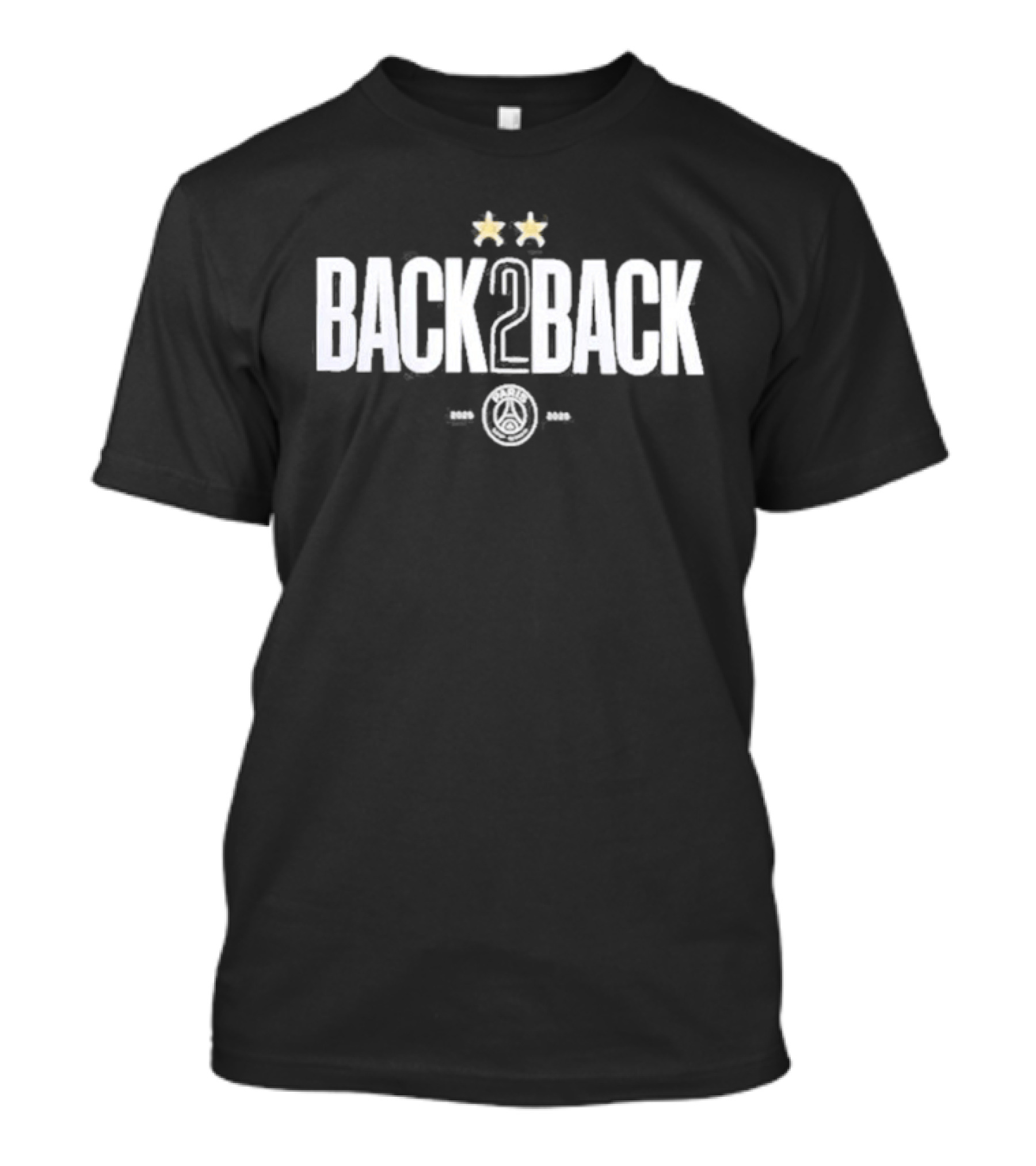 Paris Saint Germain Back 2 Back 2023 Stars T-Shirt