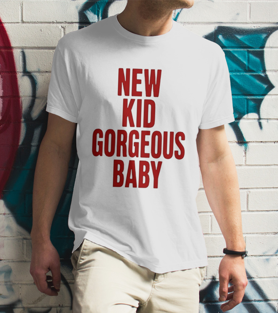 New Kid Gorgeous Baby John Mulaney Red T-Shirt