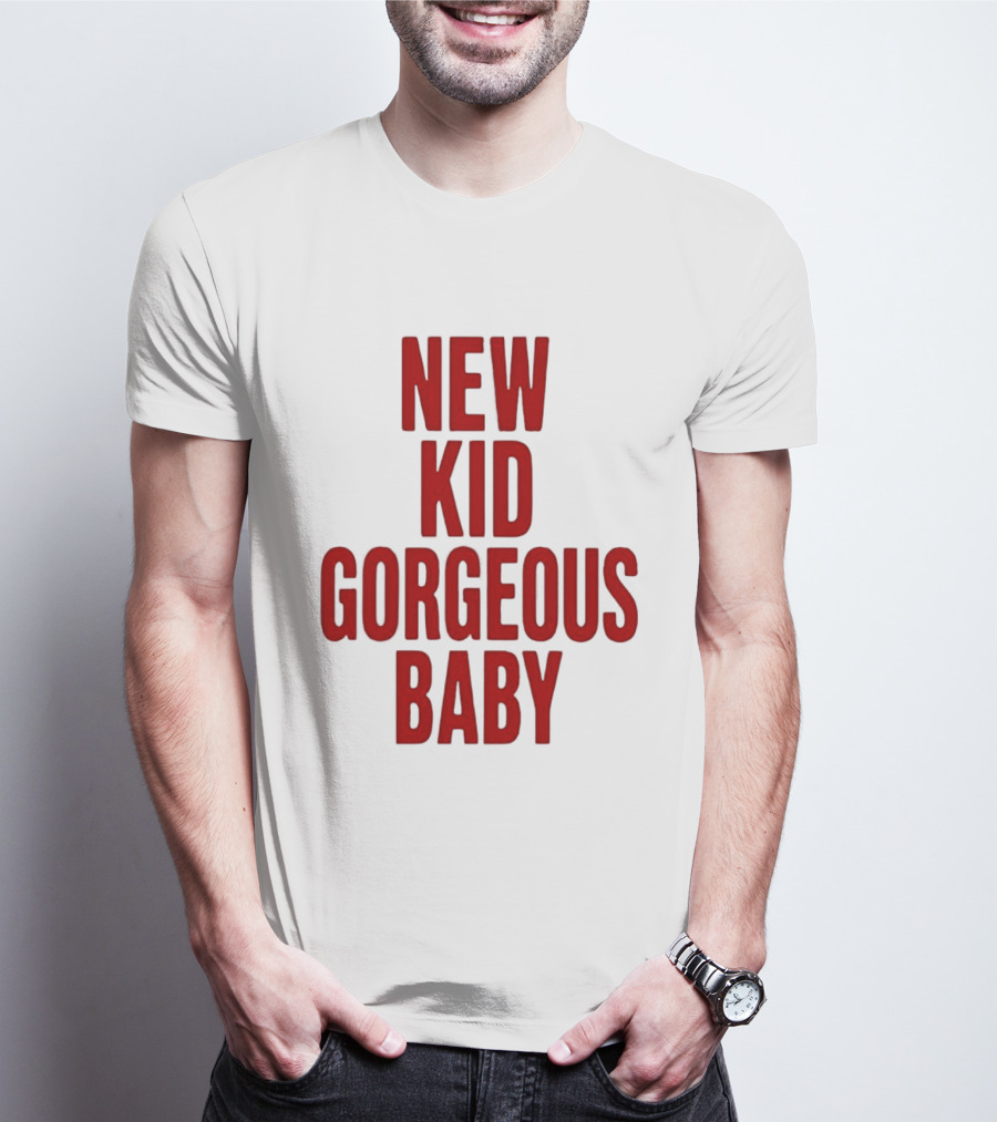 New Kid Gorgeous Baby John Mulaney Red T-Shirt