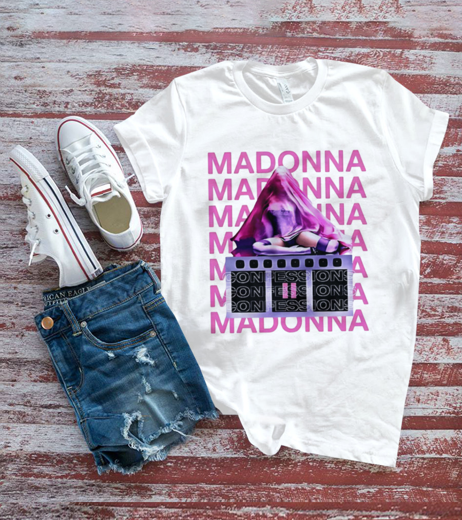 Madonna Confessions II Pink Veil Performance T-Shirt