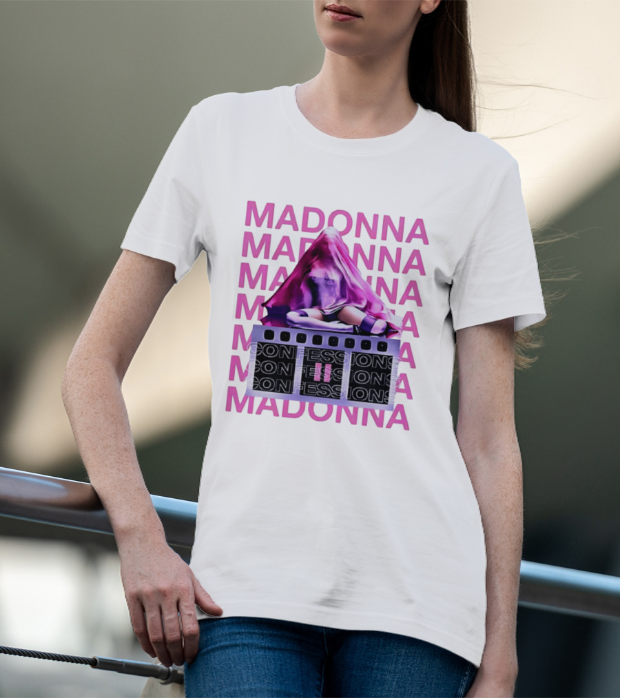 Madonna Confessions II Pink Veil Performance T-Shirt