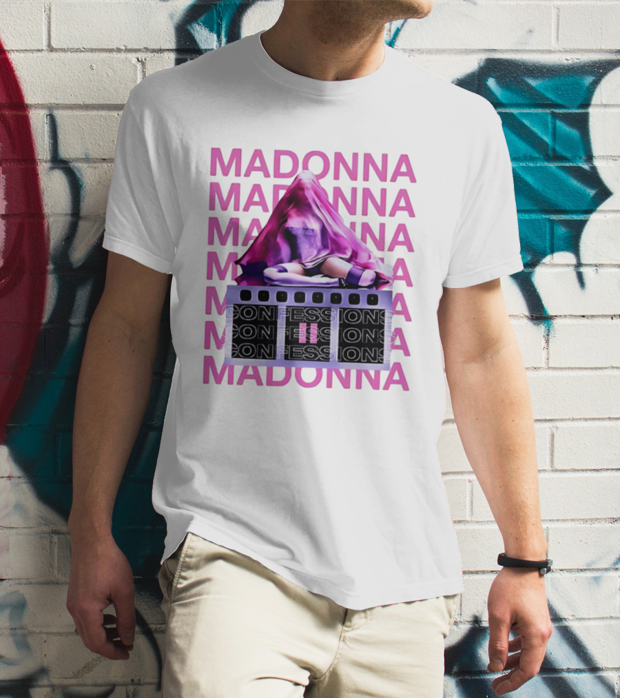 Madonna Confessions II Pink Veil Performance T-Shirt