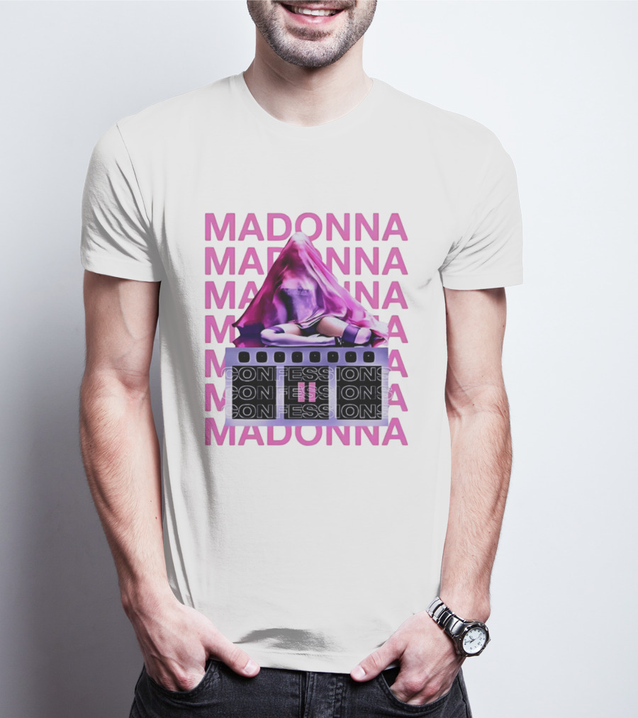 Madonna Confessions II Pink Veil Performance T-Shirt