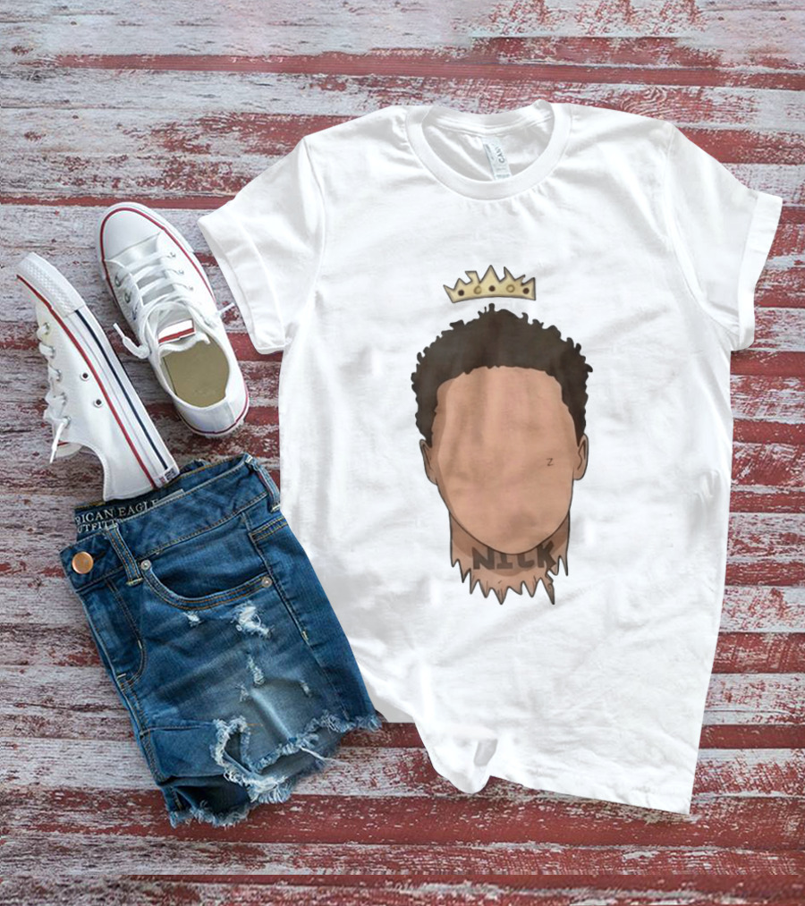 Nick No Haircut Crown Mario Cristobal Face T-Shirt