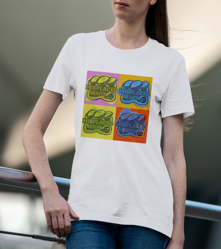 Misplaced Series 2026 Pop Art Coins Quadrant T-Shirt